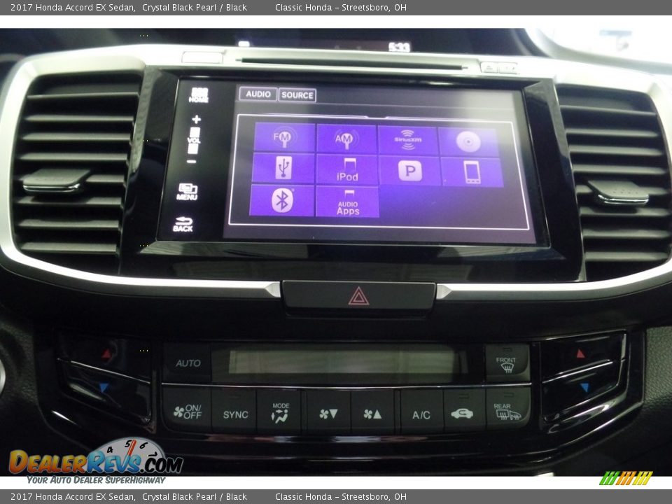 2017 Honda Accord EX Sedan Crystal Black Pearl / Black Photo #34