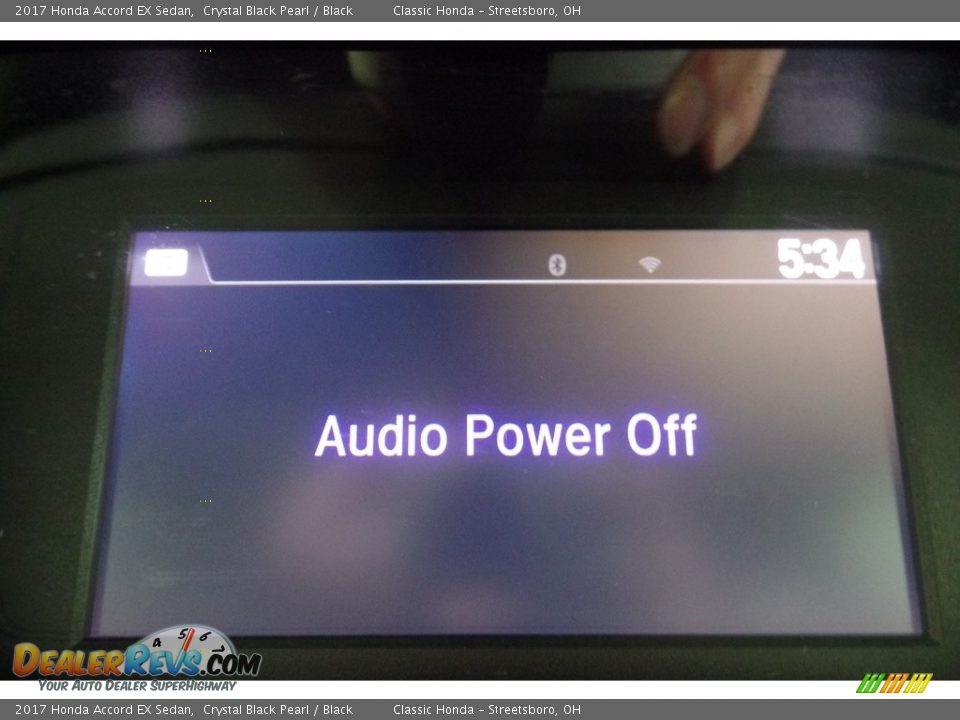 2017 Honda Accord EX Sedan Crystal Black Pearl / Black Photo #36