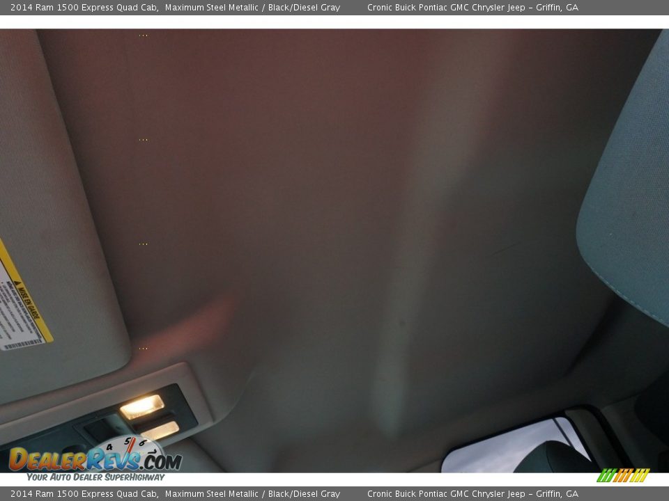 2014 Ram 1500 Express Quad Cab Maximum Steel Metallic / Black/Diesel Gray Photo #6