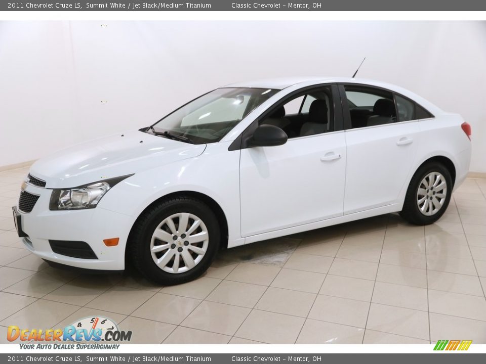 2011 Chevrolet Cruze LS Summit White / Jet Black/Medium Titanium Photo #3