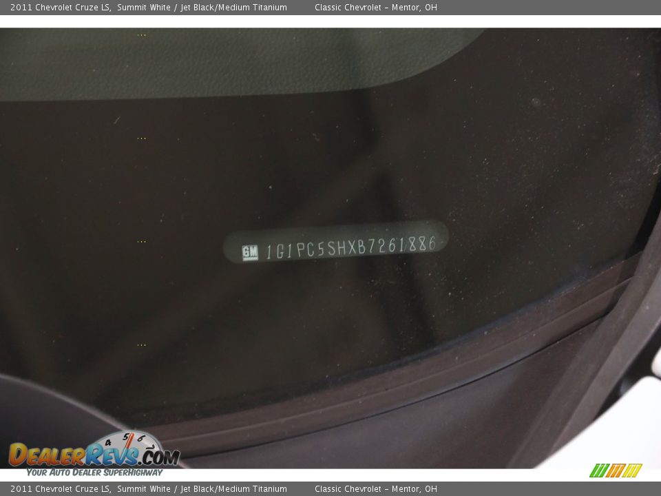 2011 Chevrolet Cruze LS Summit White / Jet Black/Medium Titanium Photo #16