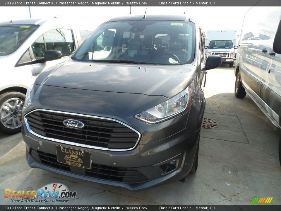2019 Ford Transit Connect XLT Passenger Wagon Magnetic Metallic / Palazzo Grey Photo #1