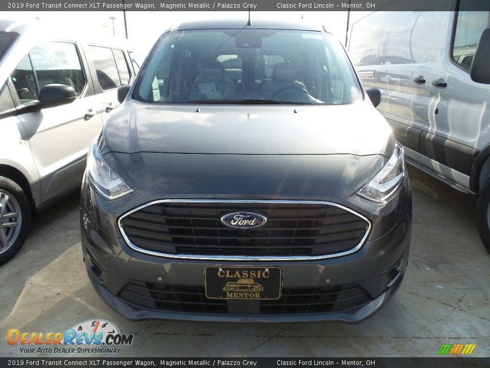 2019 Ford Transit Connect XLT Passenger Wagon Magnetic Metallic / Palazzo Grey Photo #2