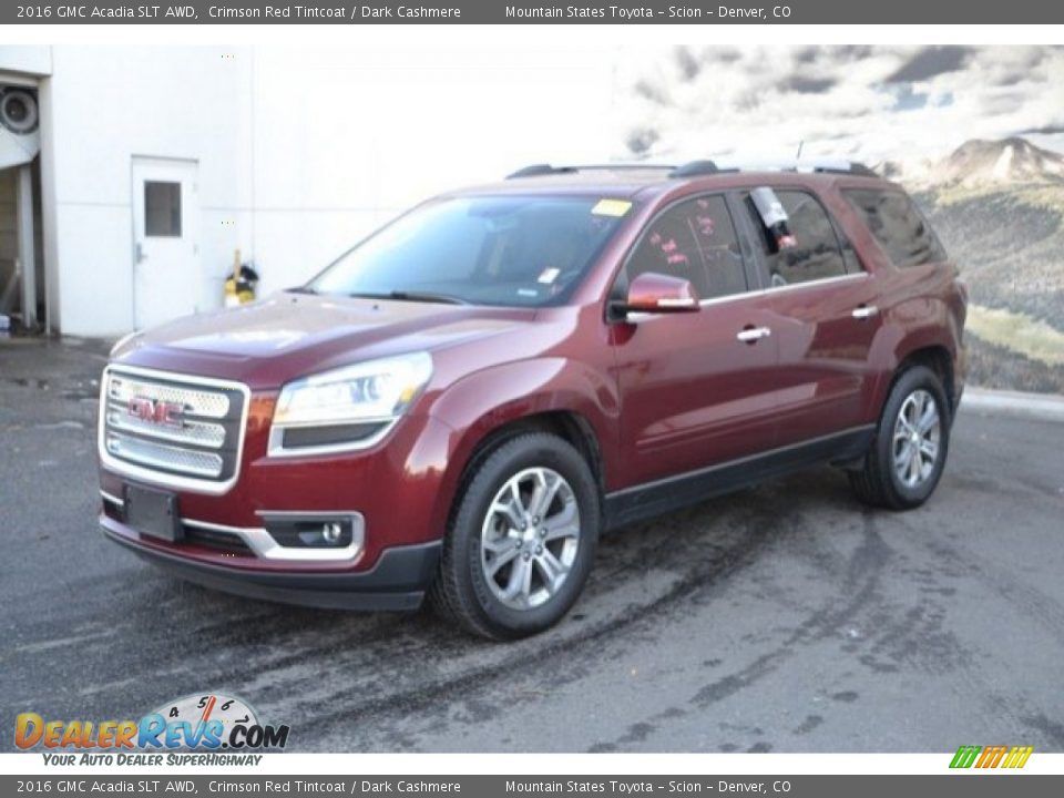 2016 GMC Acadia SLT AWD Crimson Red Tintcoat / Dark Cashmere Photo #2