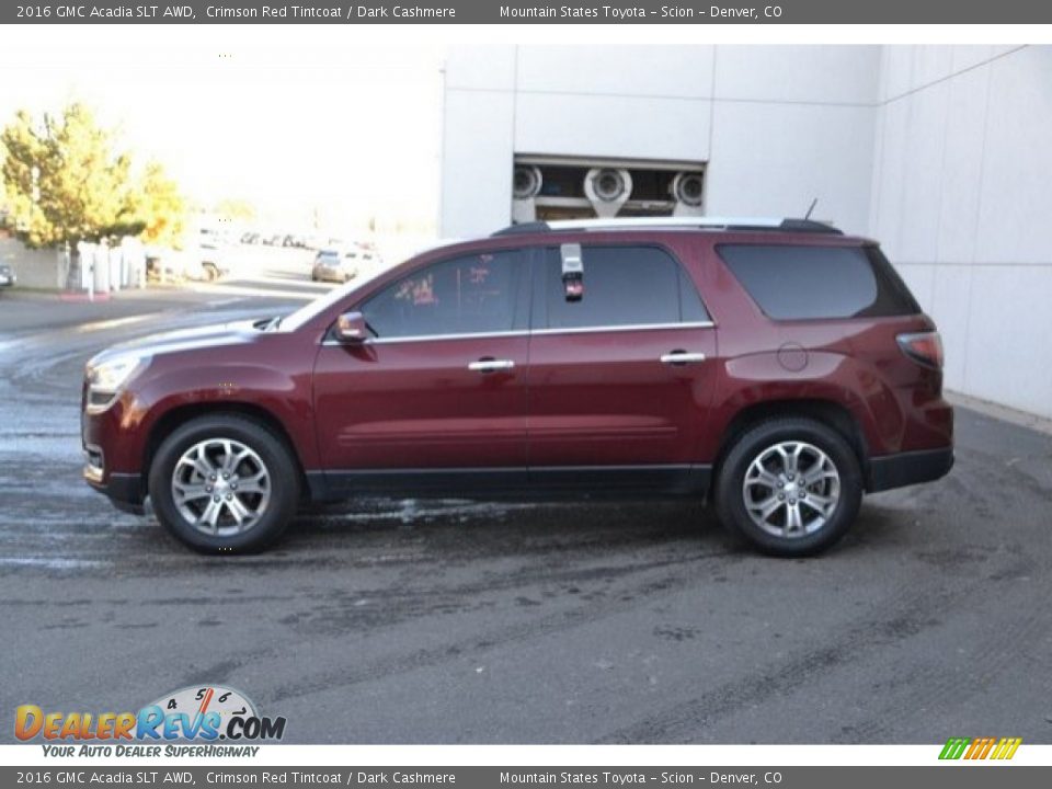 2016 GMC Acadia SLT AWD Crimson Red Tintcoat / Dark Cashmere Photo #3