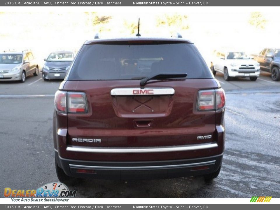 2016 GMC Acadia SLT AWD Crimson Red Tintcoat / Dark Cashmere Photo #5