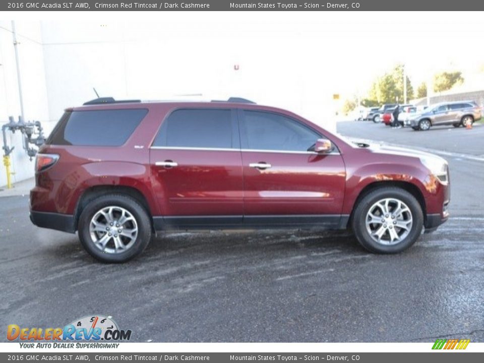 2016 GMC Acadia SLT AWD Crimson Red Tintcoat / Dark Cashmere Photo #7