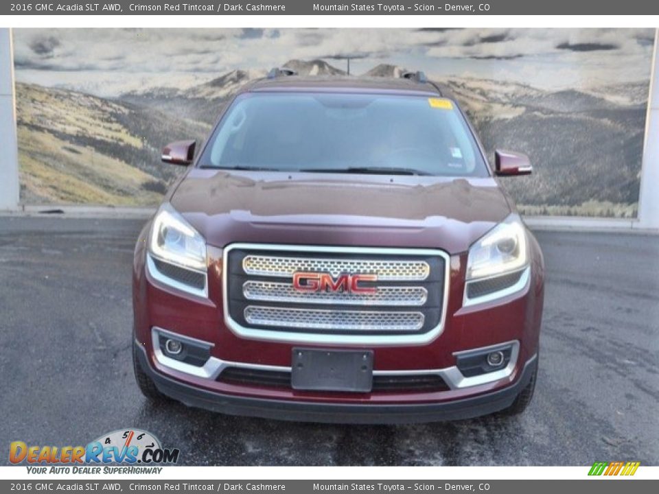 2016 GMC Acadia SLT AWD Crimson Red Tintcoat / Dark Cashmere Photo #8