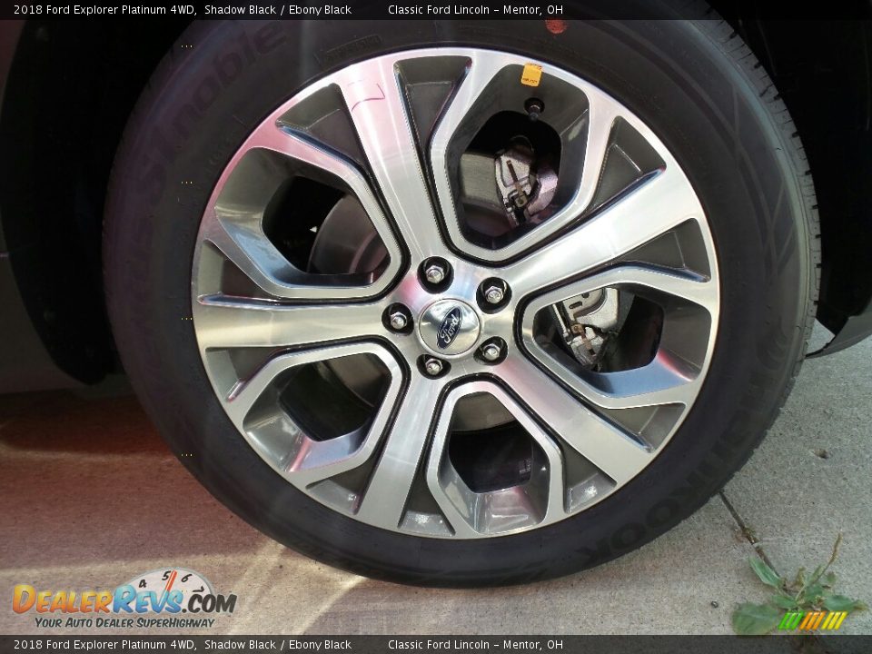 2018 Ford Explorer Platinum 4WD Shadow Black / Ebony Black Photo #6