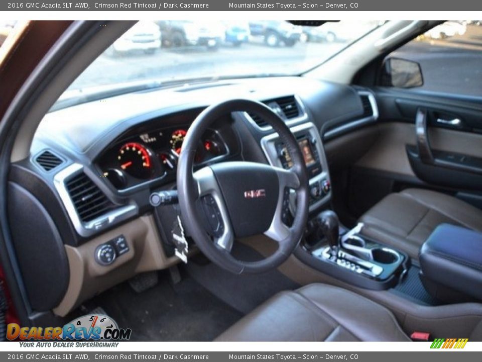 2016 GMC Acadia SLT AWD Crimson Red Tintcoat / Dark Cashmere Photo #10