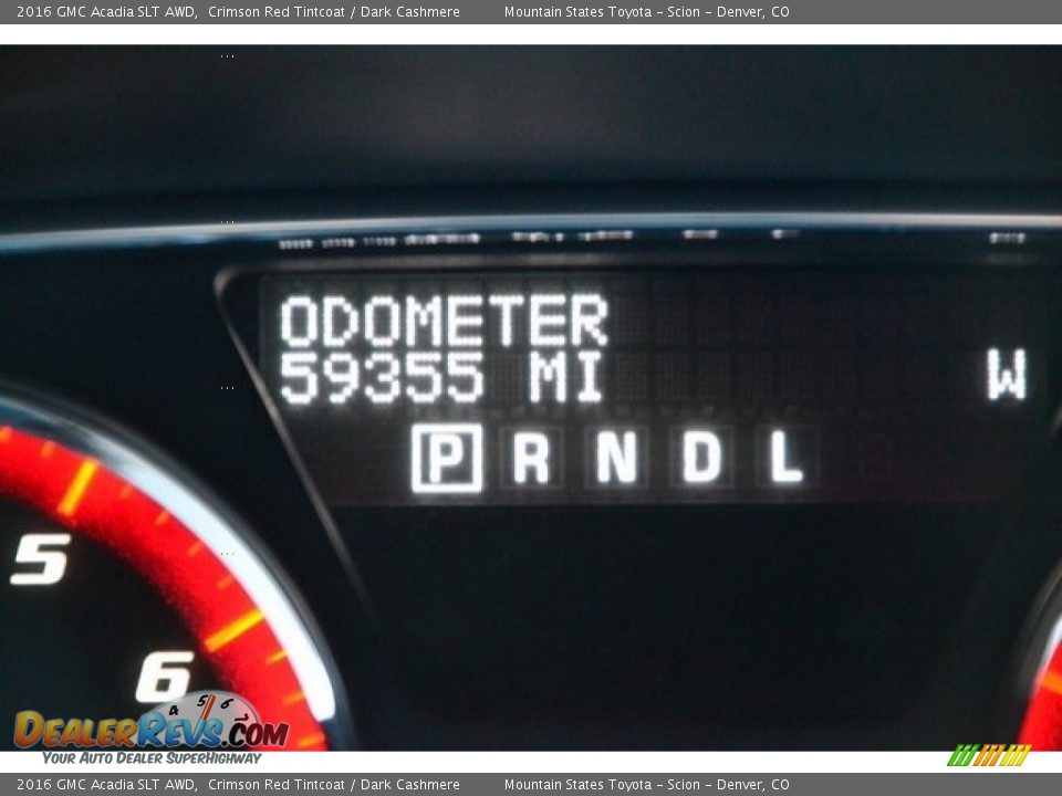 2016 GMC Acadia SLT AWD Crimson Red Tintcoat / Dark Cashmere Photo #12