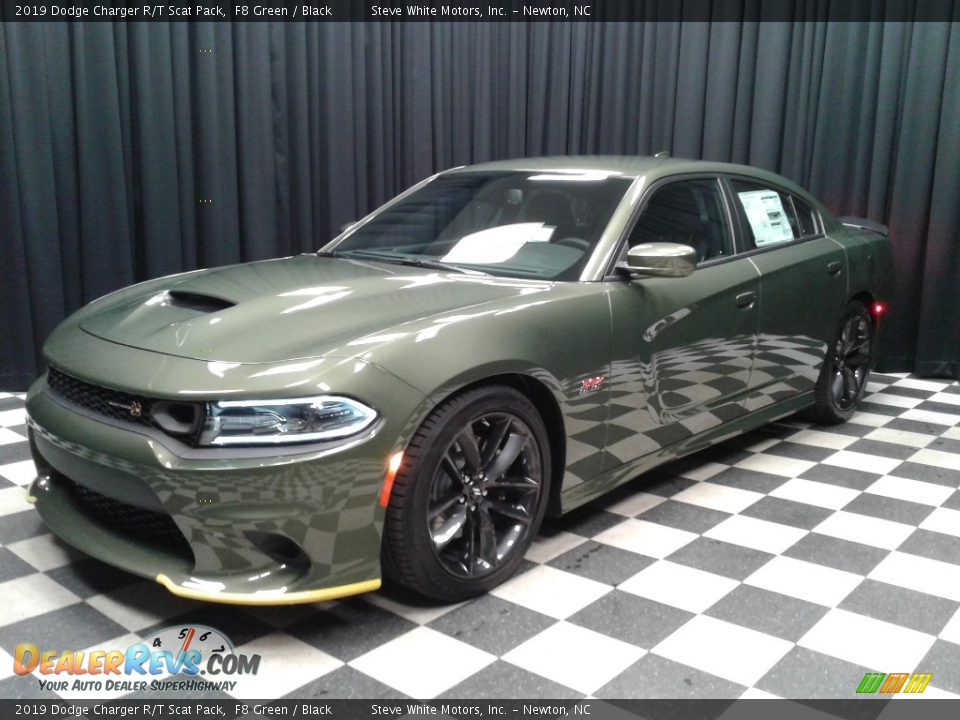 2019 Dodge Charger R/T Scat Pack F8 Green / Black Photo #2