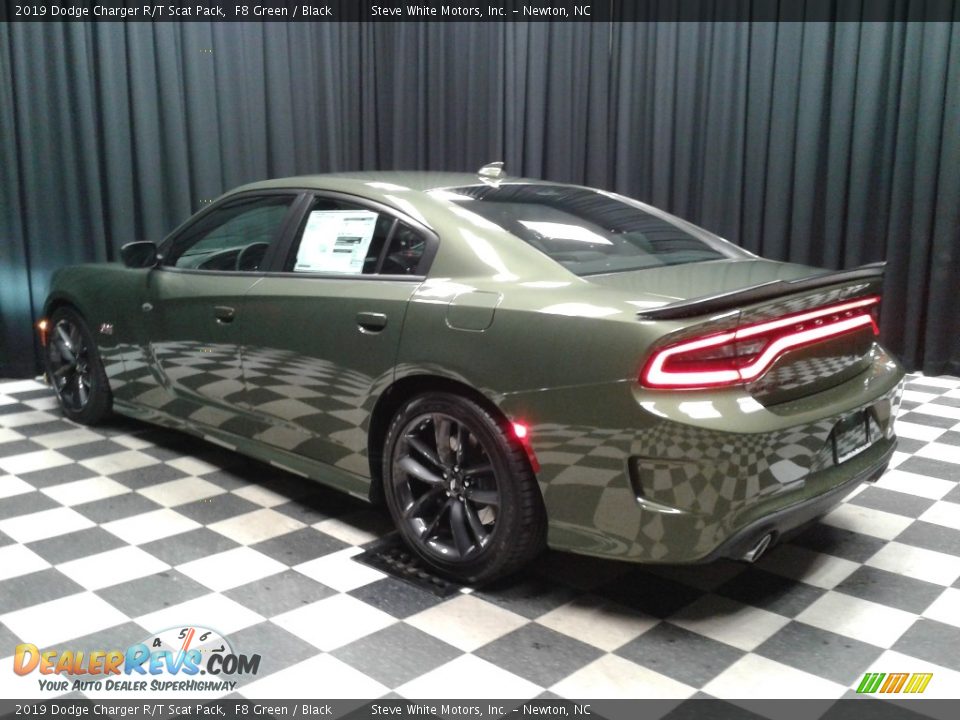 2019 Dodge Charger R/T Scat Pack F8 Green / Black Photo #8