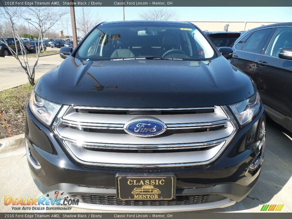 2018 Ford Edge Titanium AWD Shadow Black / Ebony Photo #2