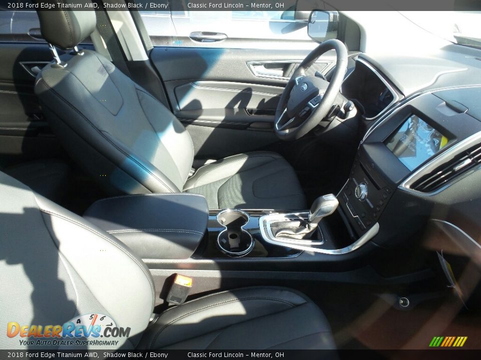 2018 Ford Edge Titanium AWD Shadow Black / Ebony Photo #4