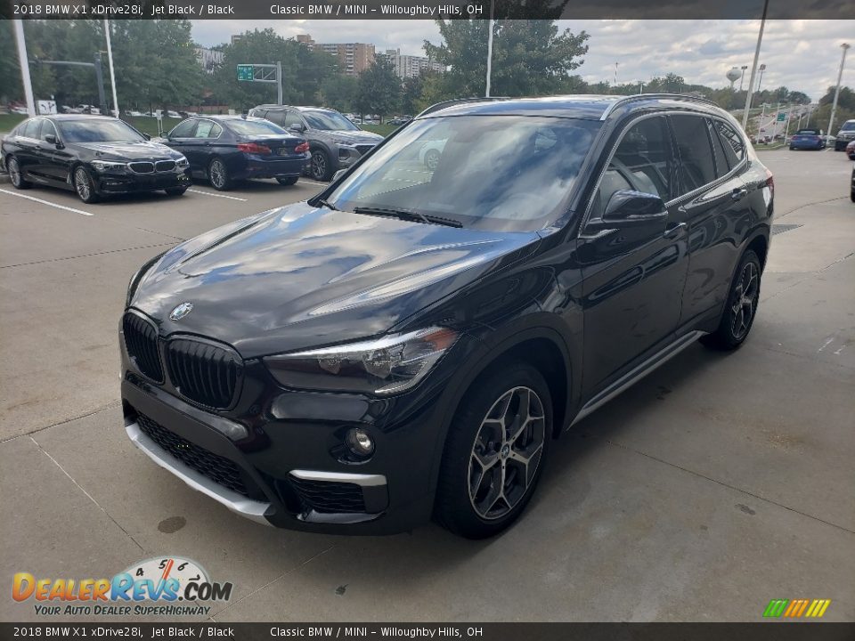 2018 BMW X1 xDrive28i Jet Black / Black Photo #3
