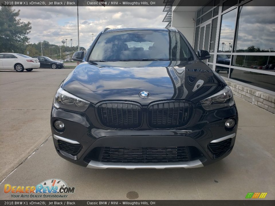 2018 BMW X1 xDrive28i Jet Black / Black Photo #4