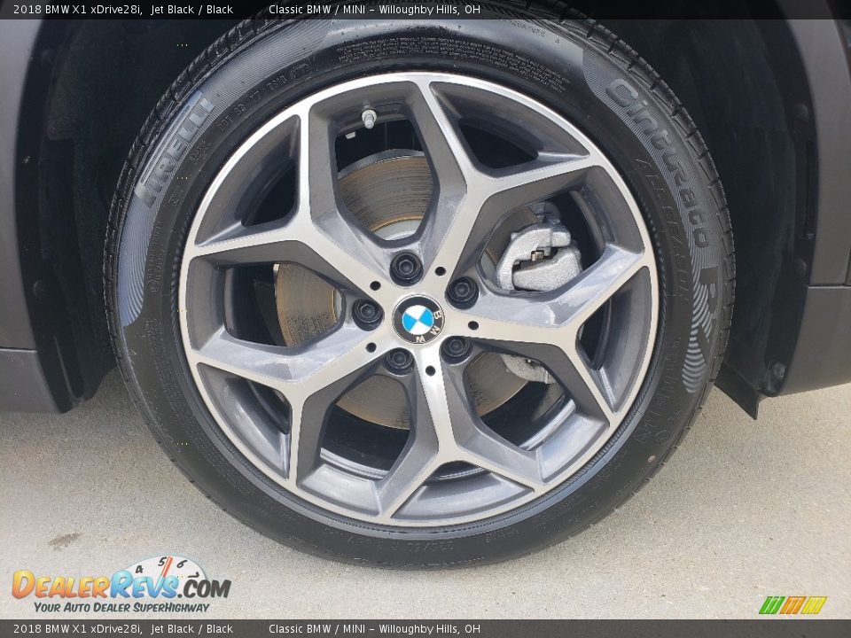 2018 BMW X1 xDrive28i Jet Black / Black Photo #5