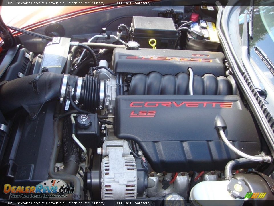 2005 Chevrolet Corvette Convertible Precision Red / Ebony Photo #23