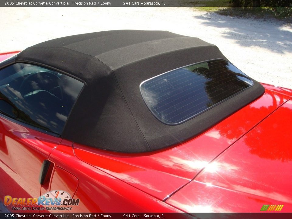 2005 Chevrolet Corvette Convertible Precision Red / Ebony Photo #29