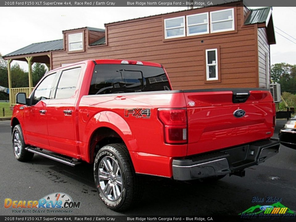 2018 Ford F150 XLT SuperCrew 4x4 Race Red / Earth Gray Photo #3