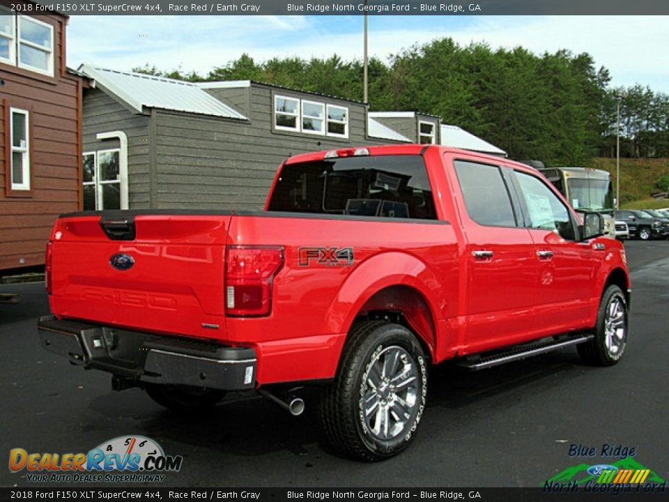 2018 Ford F150 XLT SuperCrew 4x4 Race Red / Earth Gray Photo #5
