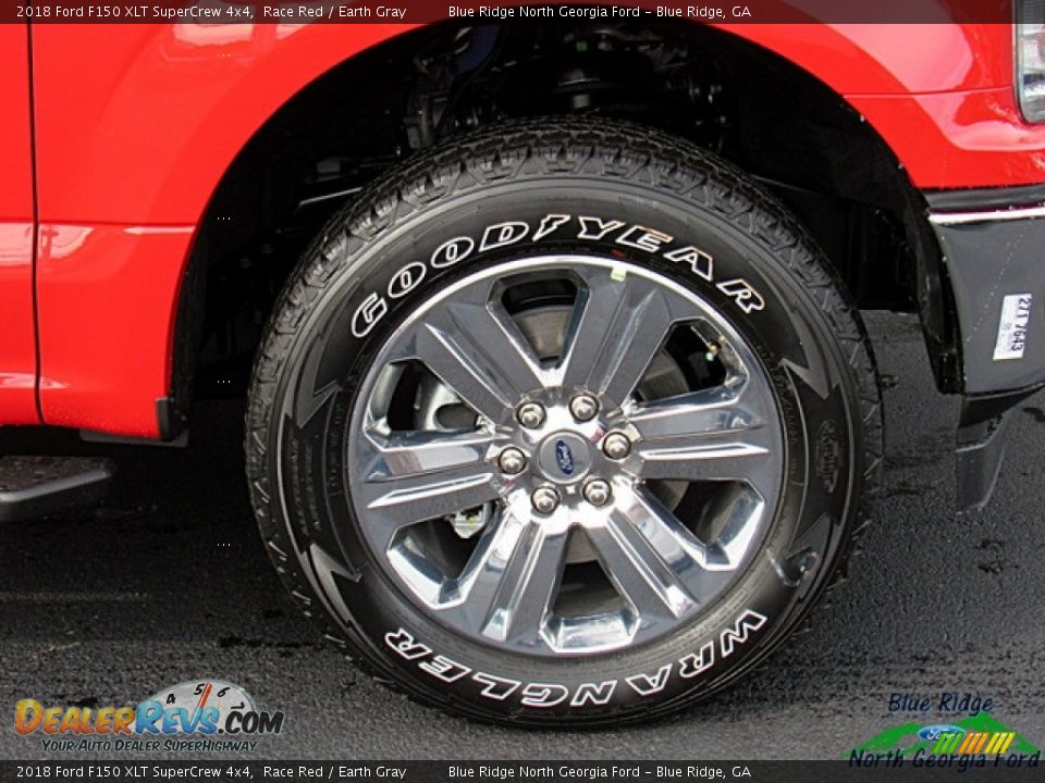 2018 Ford F150 XLT SuperCrew 4x4 Race Red / Earth Gray Photo #9