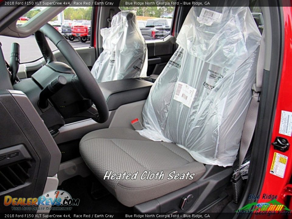2018 Ford F150 XLT SuperCrew 4x4 Race Red / Earth Gray Photo #10