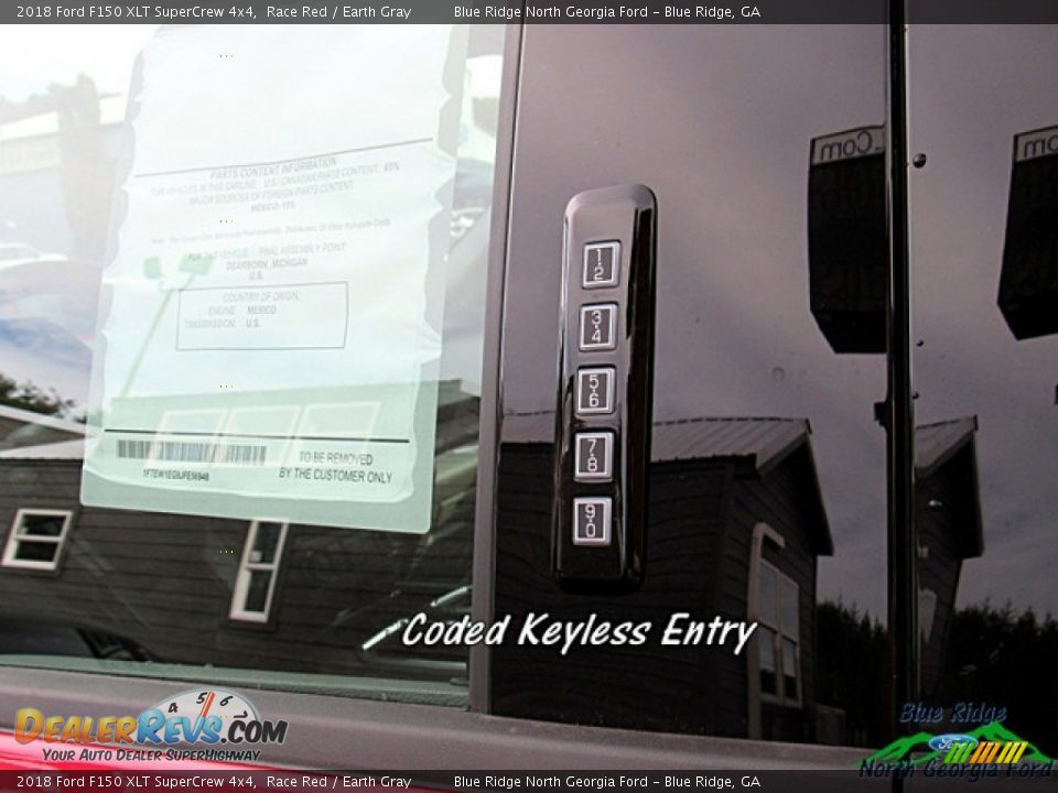 2018 Ford F150 XLT SuperCrew 4x4 Race Red / Earth Gray Photo #24