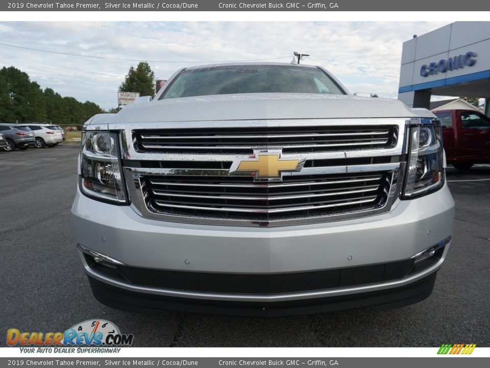 2019 Chevrolet Tahoe Premier Silver Ice Metallic / Cocoa/Dune Photo #2