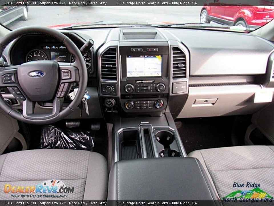 2018 Ford F150 XLT SuperCrew 4x4 Race Red / Earth Gray Photo #26