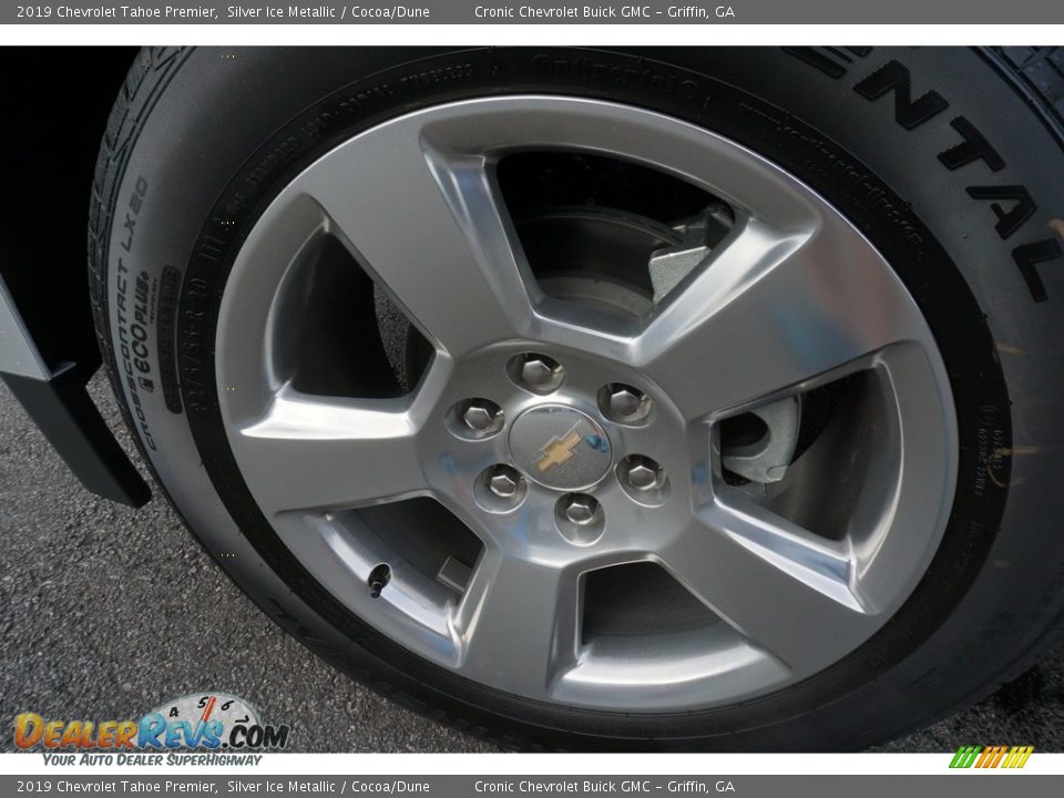 2019 Chevrolet Tahoe Premier Silver Ice Metallic / Cocoa/Dune Photo #10