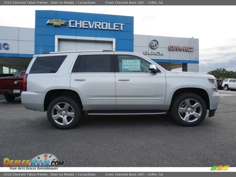 2019 Chevrolet Tahoe Premier Silver Ice Metallic / Cocoa/Dune Photo #12