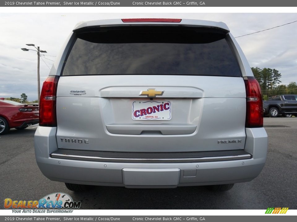 2019 Chevrolet Tahoe Premier Silver Ice Metallic / Cocoa/Dune Photo #14