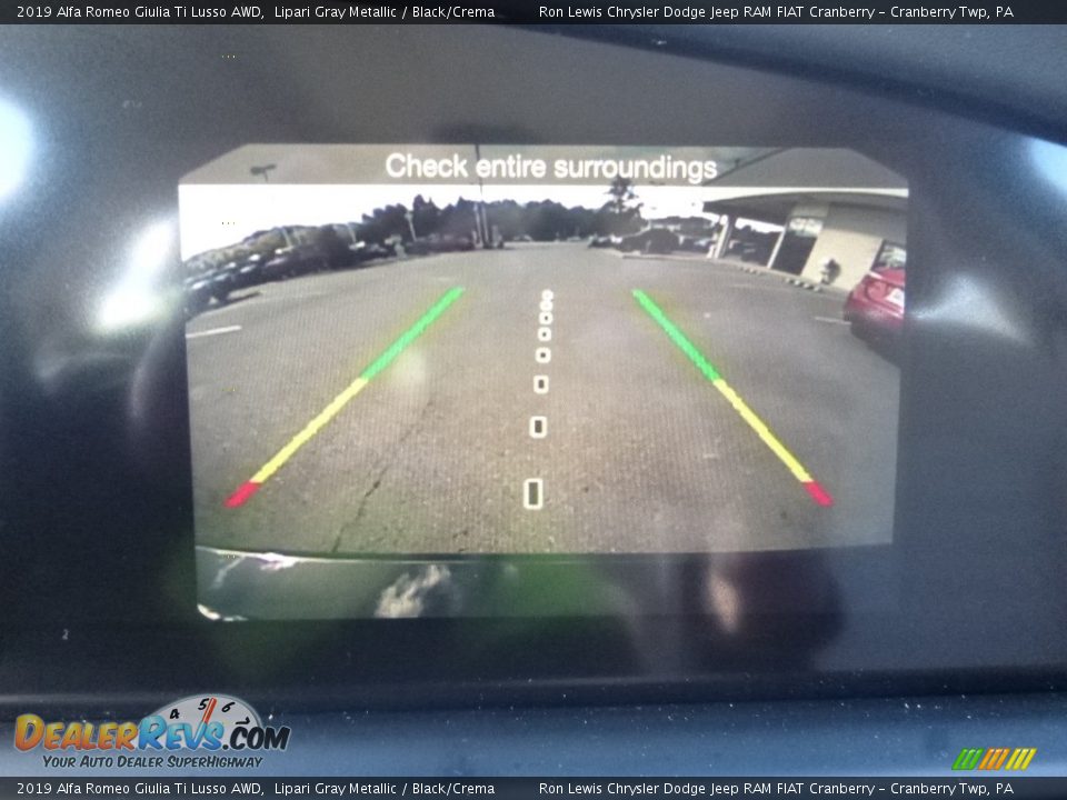 2019 Alfa Romeo Giulia Ti Lusso AWD Lipari Gray Metallic / Black/Crema Photo #22