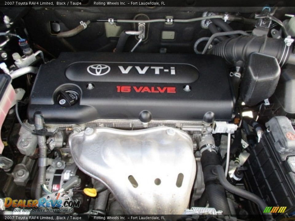 2007 Toyota RAV4 Limited Black / Taupe Photo #27