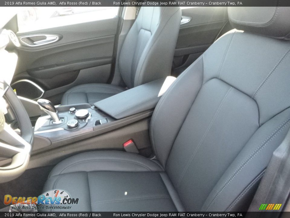2019 Alfa Romeo Giulia AWD Alfa Rosso (Red) / Black Photo #17