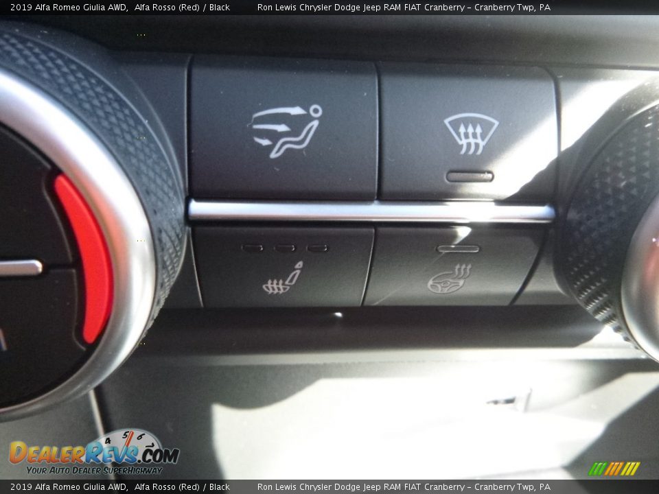 2019 Alfa Romeo Giulia AWD Alfa Rosso (Red) / Black Photo #22