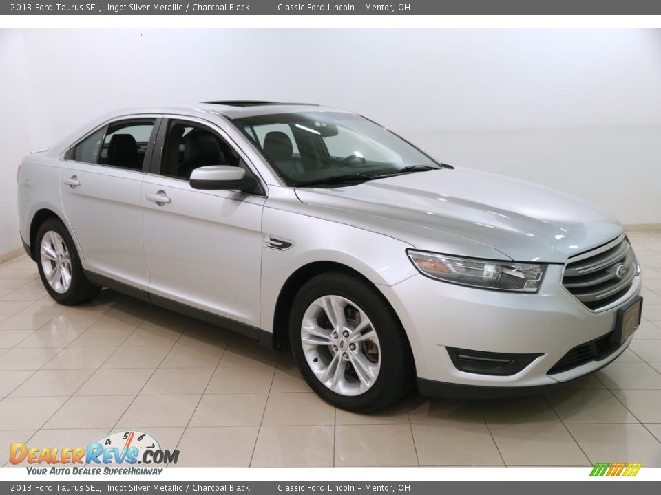 2013 Ford Taurus SEL Ingot Silver Metallic / Charcoal Black Photo #1