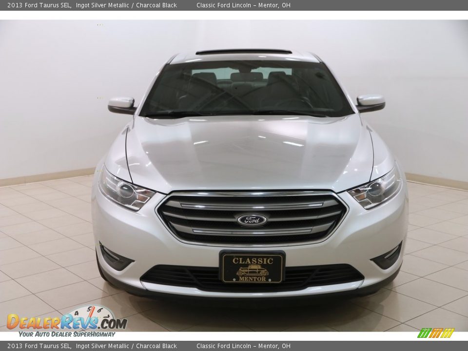 2013 Ford Taurus SEL Ingot Silver Metallic / Charcoal Black Photo #2