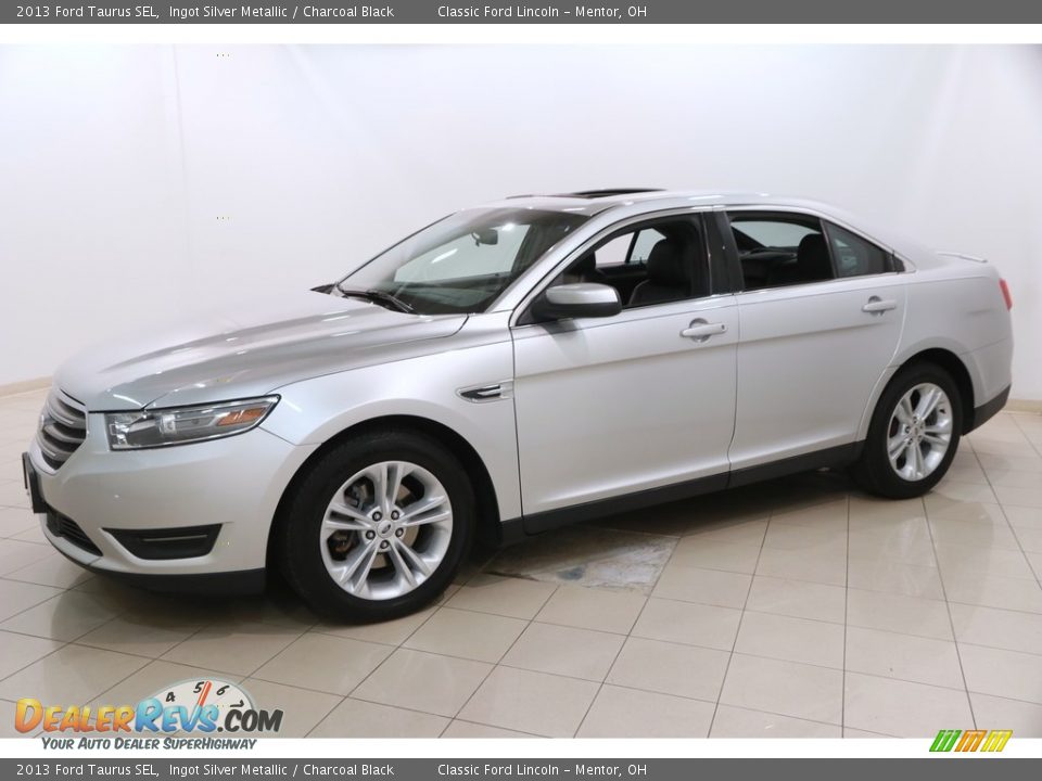 2013 Ford Taurus SEL Ingot Silver Metallic / Charcoal Black Photo #3