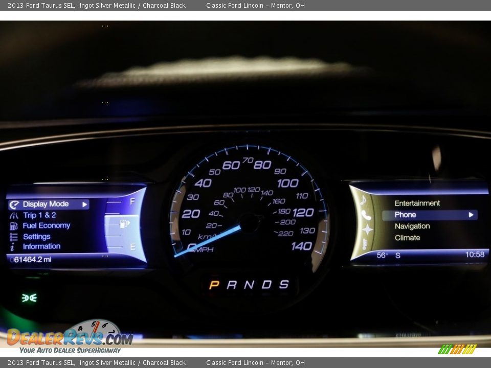 2013 Ford Taurus SEL Ingot Silver Metallic / Charcoal Black Photo #9