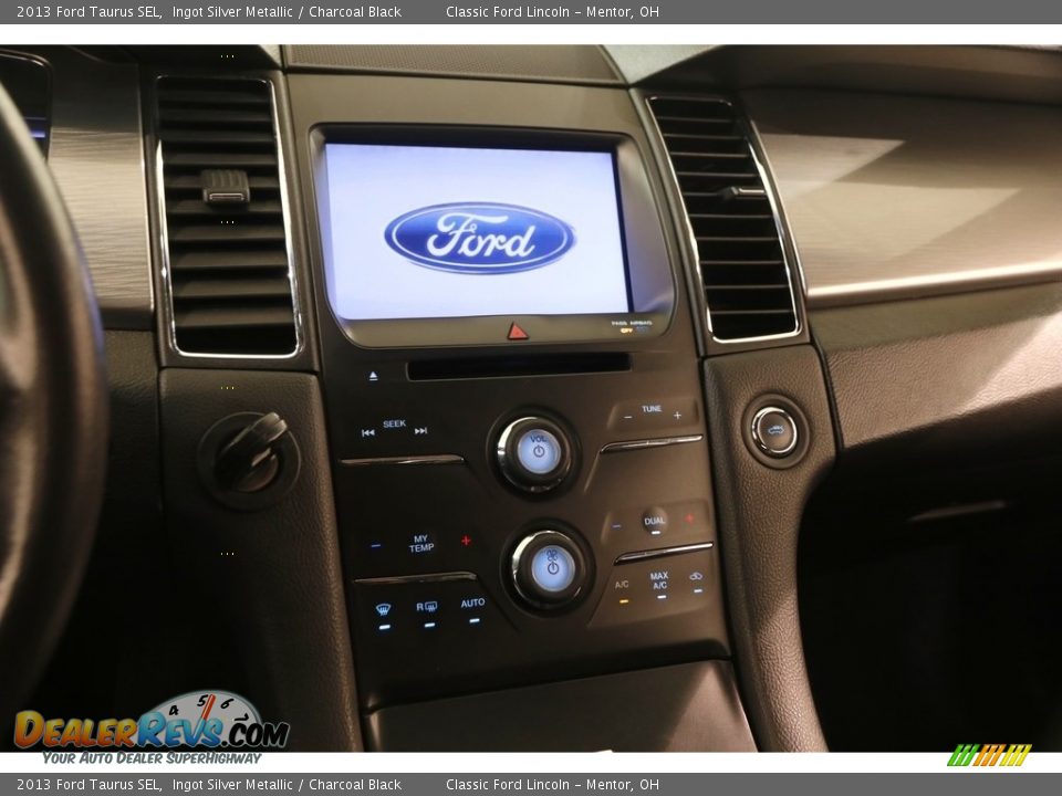 2013 Ford Taurus SEL Ingot Silver Metallic / Charcoal Black Photo #10