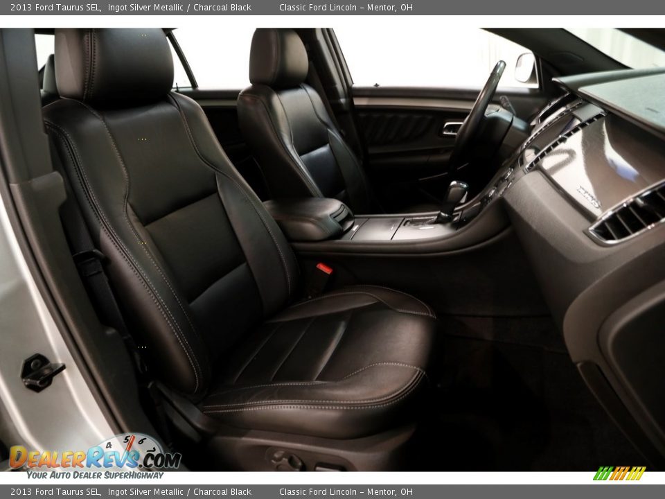 2013 Ford Taurus SEL Ingot Silver Metallic / Charcoal Black Photo #18