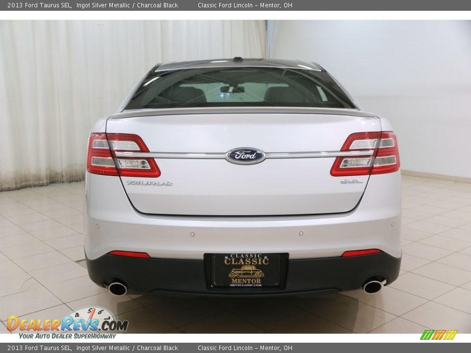 2013 Ford Taurus SEL Ingot Silver Metallic / Charcoal Black Photo #22