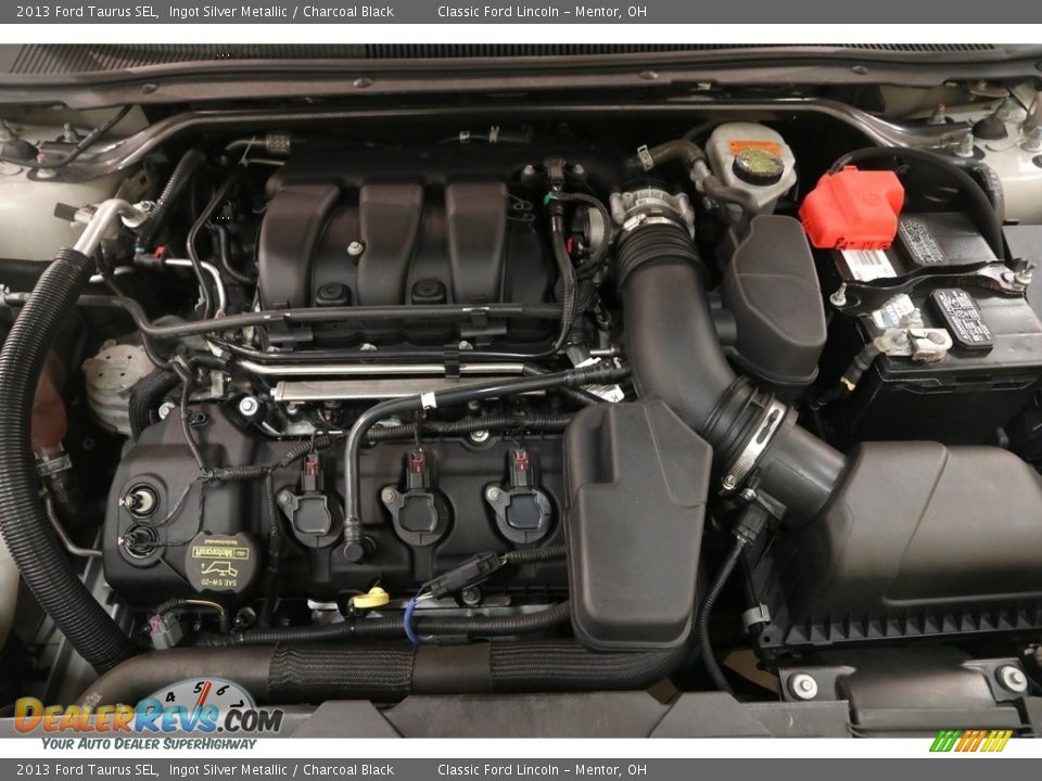2013 Ford Taurus SEL Ingot Silver Metallic / Charcoal Black Photo #23