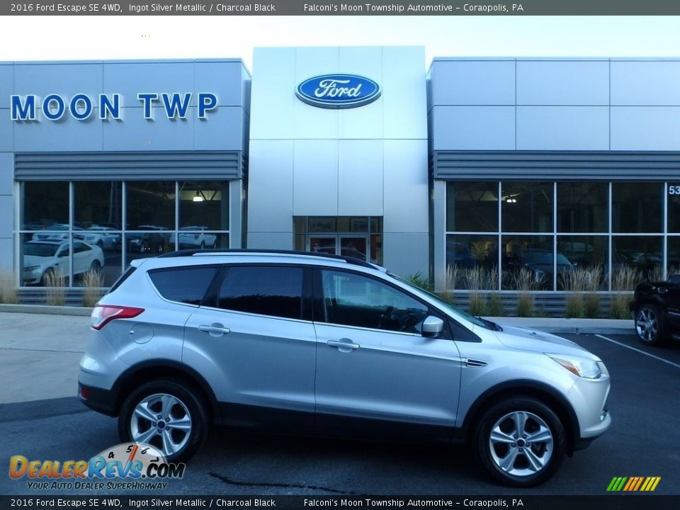 2016 Ford Escape SE 4WD Ingot Silver Metallic / Charcoal Black Photo #1