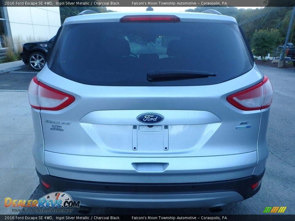 2016 Ford Escape SE 4WD Ingot Silver Metallic / Charcoal Black Photo #3