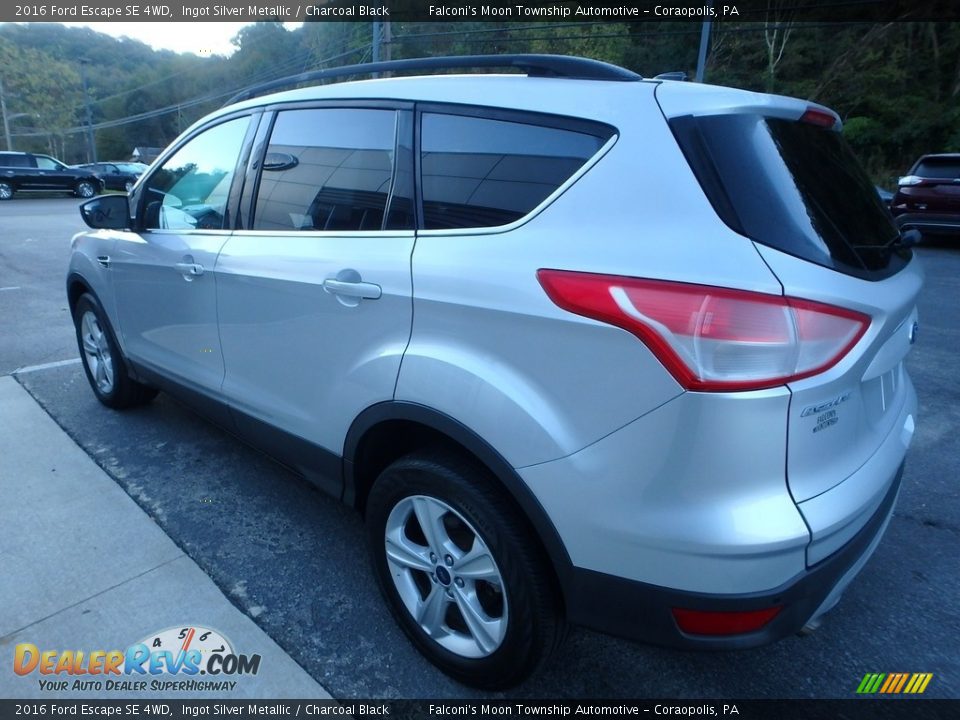 2016 Ford Escape SE 4WD Ingot Silver Metallic / Charcoal Black Photo #5