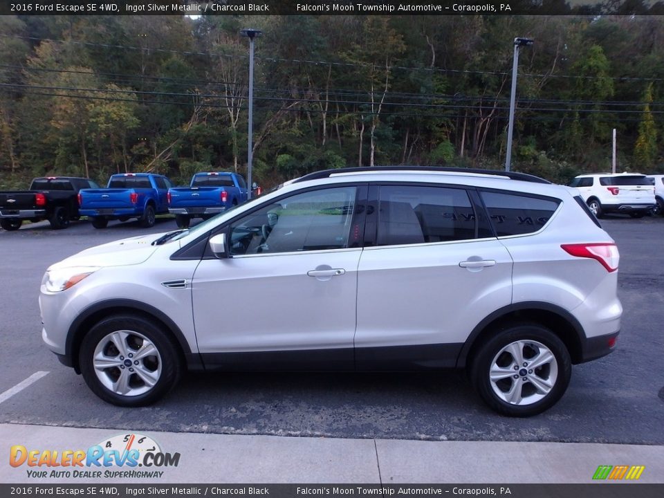 2016 Ford Escape SE 4WD Ingot Silver Metallic / Charcoal Black Photo #6